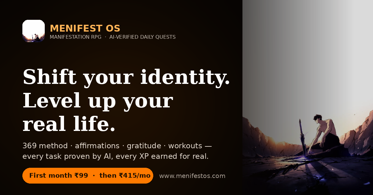 Menifest OS — 官网预览图